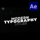Modern Typography Titles 2.0 - VideoHive Item for Sale