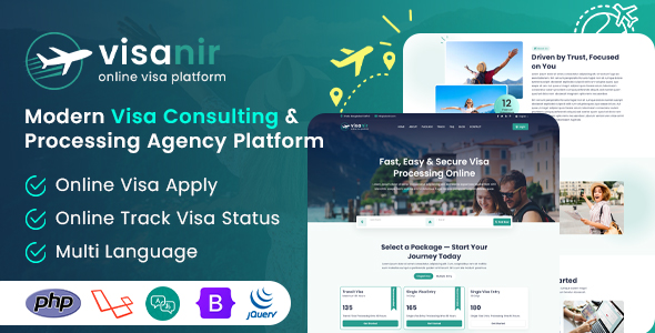 VisaNir—Modern Visa Consulting & Processing Agency Platform