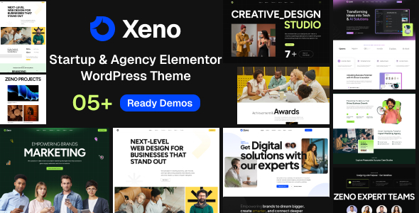 Xeno - Startup & Agency Elementor WordPress Theme