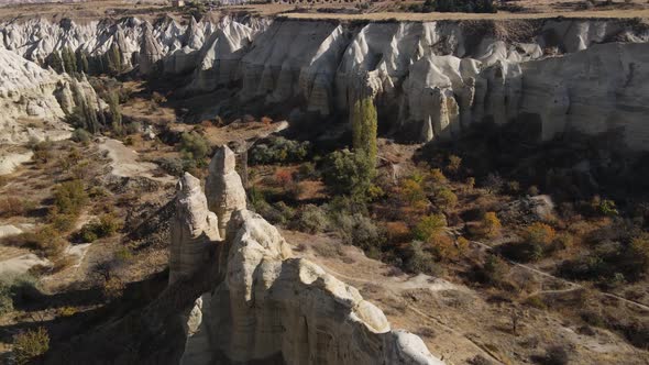 Aerial View Cappadocia Landscape