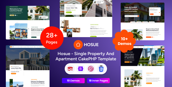 Hosue - Single Property & Apartment CakePHP Template