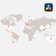World Map Location | DaVinci Resolve - VideoHive Item for Sale