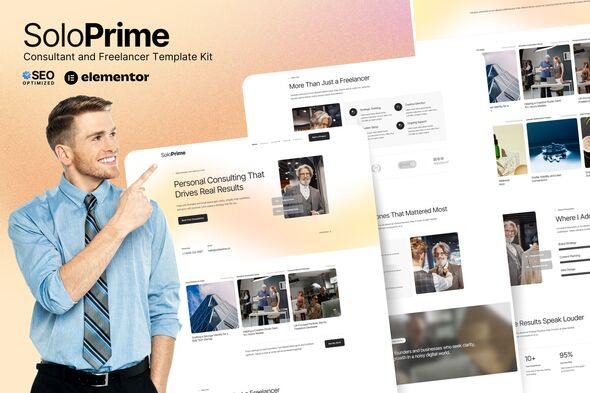 SoloPrime - Consultant & Freelancer Elementor Template Kit