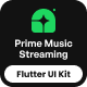 Prime Music Streaming Flutter UI Kit - CodeCanyon Item for Sale