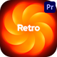 Vertical Retro Glow Intro - VideoHive Item for Sale