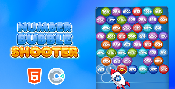 Number Bubble Shooter - Html5 (Construct3)