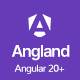 Angland - Angular 20+ Material Design App Landing Page - ThemeForest Item for Sale