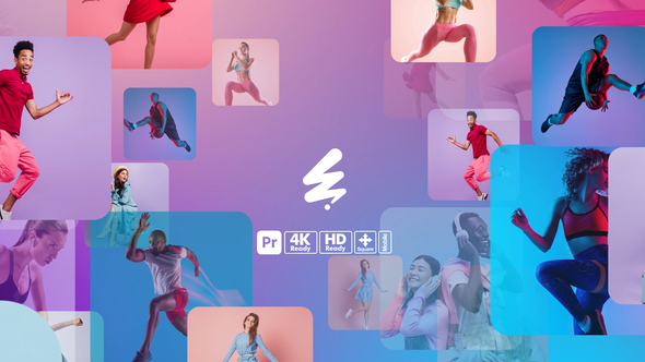Logo Opener Loop for Premiere Pro – Seamless Looping Logo Reveal Animations for Video Intros