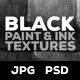 30 Black Paint and Ink Textures - GraphicRiver Item for Sale