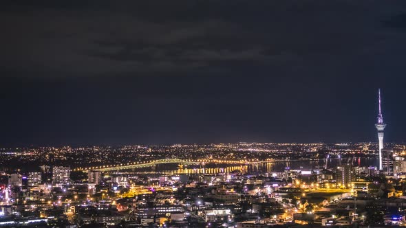 Auckland Sky Tower timelapse