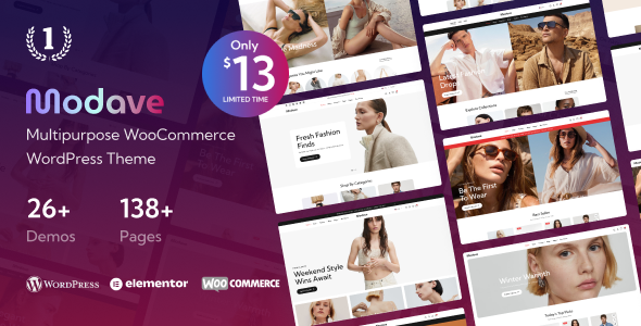 Modave - Multipurpose WooCommerce WordPress Theme