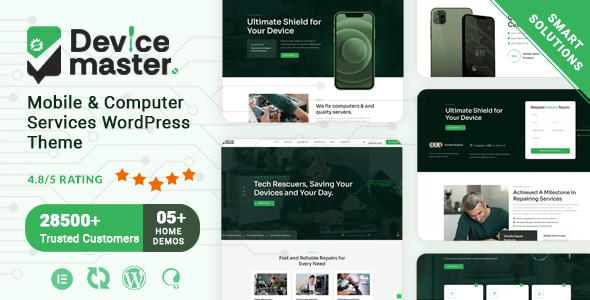 Devicemaster - Mobile & Computer Repair Services WordPress Theme