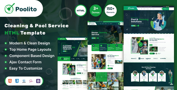 Poolito - Cleaning Service HTML Template