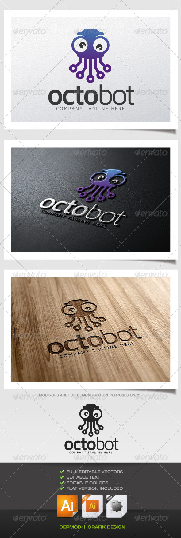 Octo Bot Logo