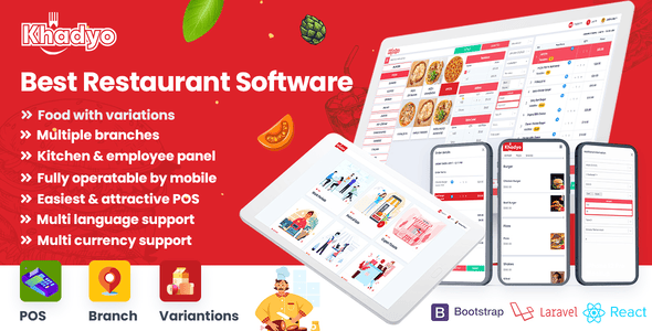 Khadyo - Restaurant Management Software and Restaurant POS with Online Food Ordering Website