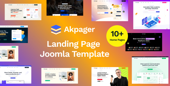 Akpager - Multipurpose Landing Page Joomla Template