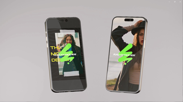 Trendy Vertical Phone Promo