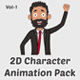 2D Character Animation Pack Vol 1 - VideoHive Item for Sale
