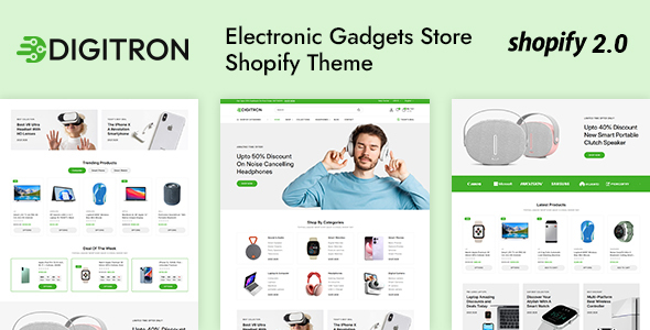 Digitron - Electronics & Gadget Store Shopify 2.0 Responsive Theme