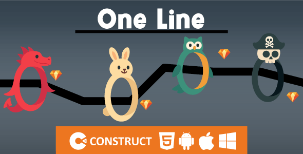 One Line - HTML5 Mobile Game