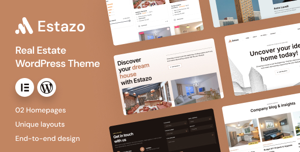Estazo - Real Estate WordPress Theme