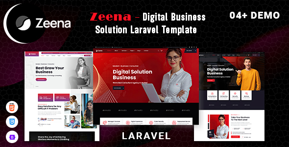 Zeena - Digital Business Solution Laravel Template