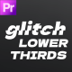 Glitch Lower Thirds / MOGRT - VideoHive Item for Sale