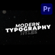 Modern Typography Titles 2.0 | MOGRT - VideoHive Item for Sale