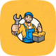 Helper - Handyman, Plumber Maintenance & Repair Services Website Figma Template - ThemeForest Item for Sale