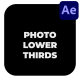 Photo Lower Thirds - VideoHive Item for Sale