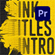 Ink Titles Intro | Premiere Pro - VideoHive Item for Sale