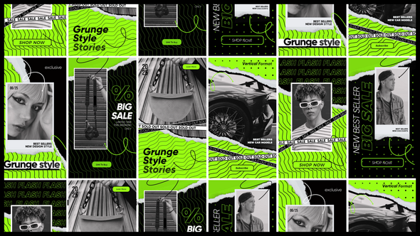 Grunge Promo Stories