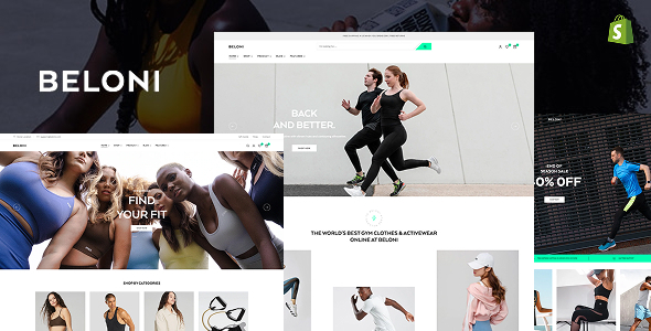 Beloni – Workout Wear Shopify Theme OS 2.0
