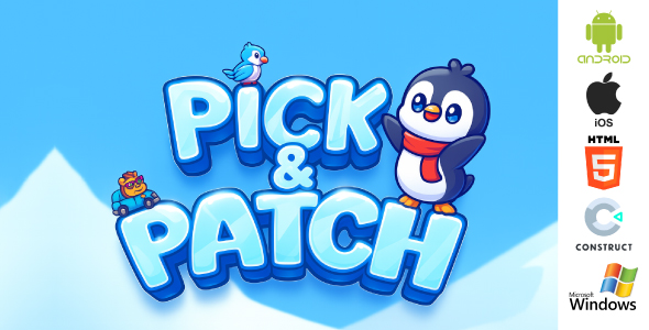 Pick and Patch – Puzzle Game Template (HTML5 + Mobile + PC)