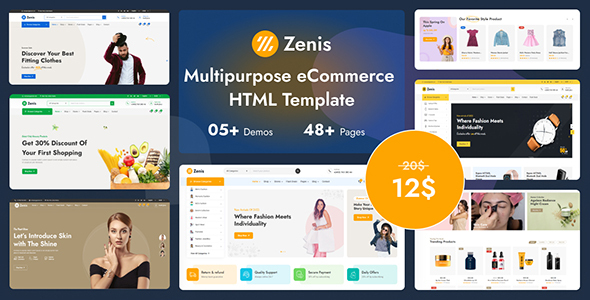 Zenis - Multipurpose eCommerce HTML Template
