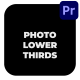 Photo Lower Thirds - VideoHive Item for Sale