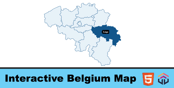 Interactive Belgium Map