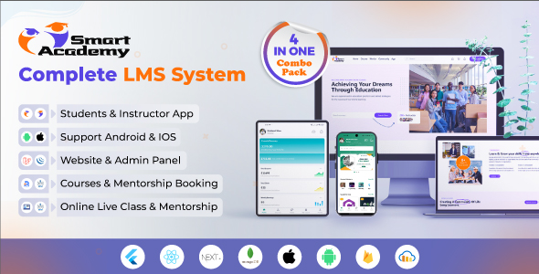 Smart Academy - Complete Learning Management System (LMS)