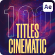 100 Cinematic Titles Bundle - VideoHive Item for Sale