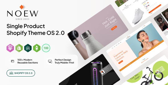 Noew | Single Product Shopify Theme OS 2.0
