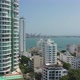 The Skyscrapers in Castillogrande District in Cartagena Colombia Aerial View - VideoHive Item for Sale