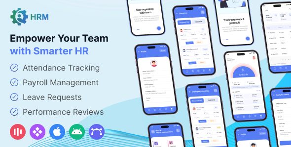 HRM and Payroll Tool - Android & IOS