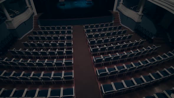 Empty Theater Hall of the Yanka Kupala Theater