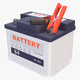 Car Battery with Jumper Clamps M1 - 3DOcean Item for Sale