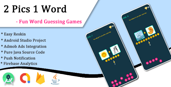 2 Pics 1 Word - Fun Word Guessing Game - Pics Quiz