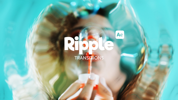 Ripple Transitions – Caustics-Powered Water Ripple Pack for After Effects CC2020+ (No Plugins)