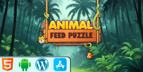 Animal Feed Puzzle - HTML5 Construct3 Game