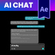 AI Chatbot Interface Animation - VideoHive Item for Sale