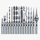 Drill Bit Set Industrial 15 Types - 3DOcean Item for Sale