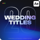 Wedding Titles - VideoHive Item for Sale